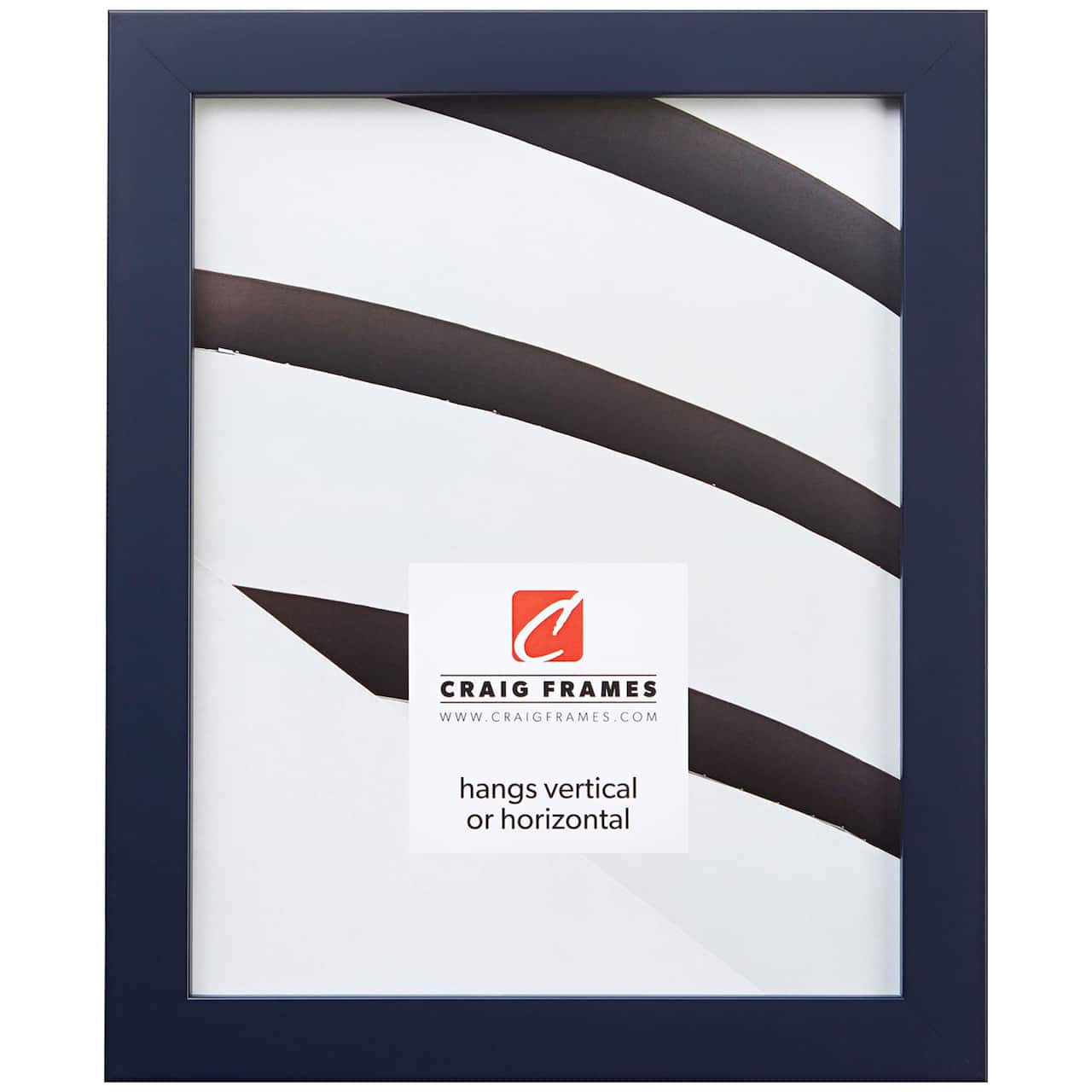Craig Frames Confetti Navy Blue Picture Frame